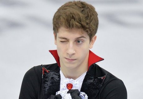 ISU Grand Prix of figure skating, Rostelecom Cup 2018 in Moscow, Russia. Men Short program.
