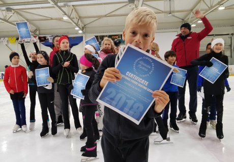 Winter figure skating camp in Europe, Latvia 